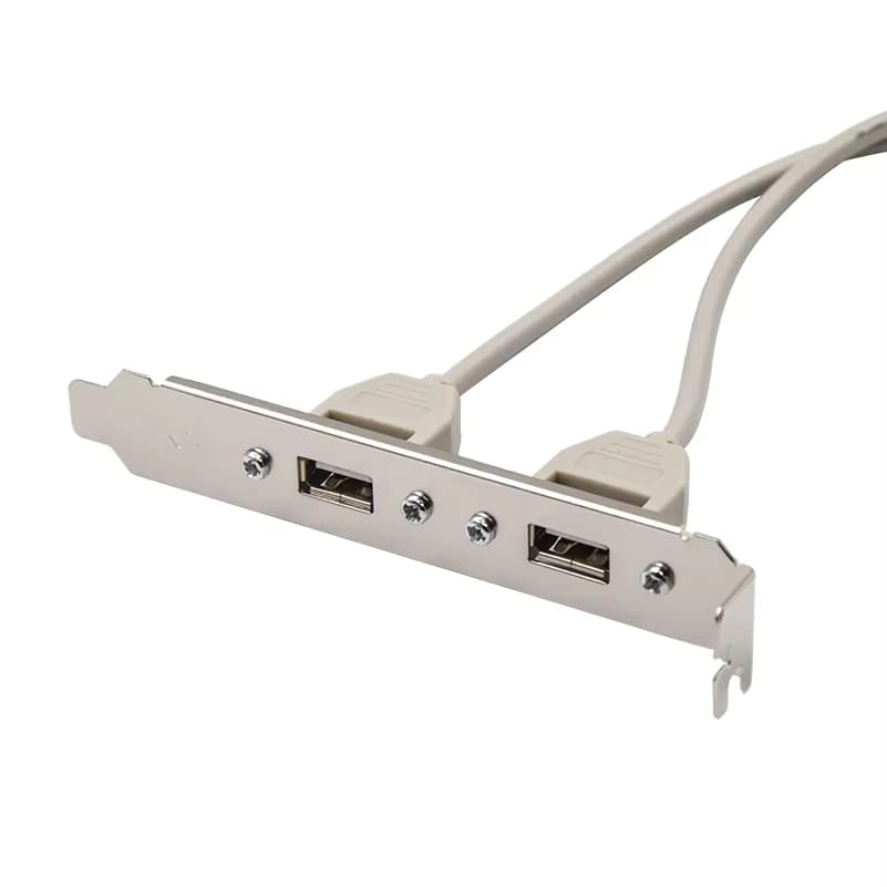 Placa Usb 2.0 Espelho Painel Traseiro 2 Portas Placa Mãe