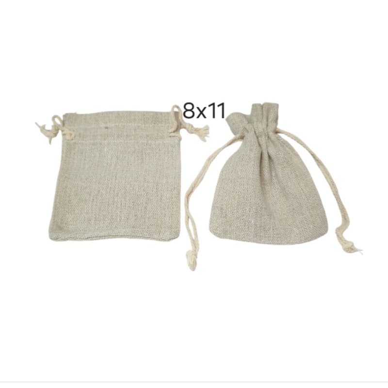 Sacos Algodão Cru 8x10 10 Peças