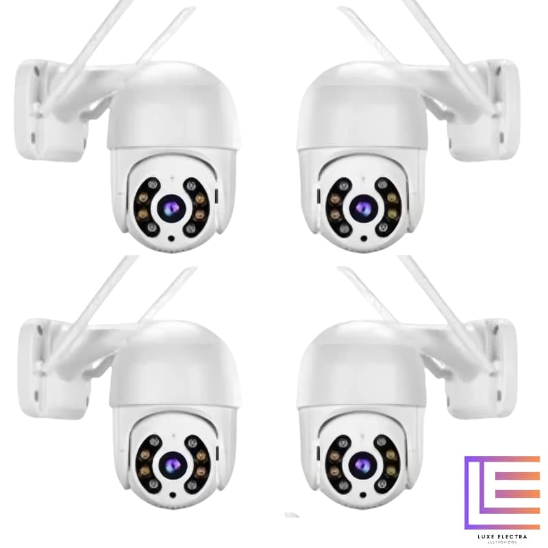 KIT1/2/3/4  Câmeras de Segurança YOOSEE  Resistente a Água Full HD WiFi Sem Fio 360 Infravermelho