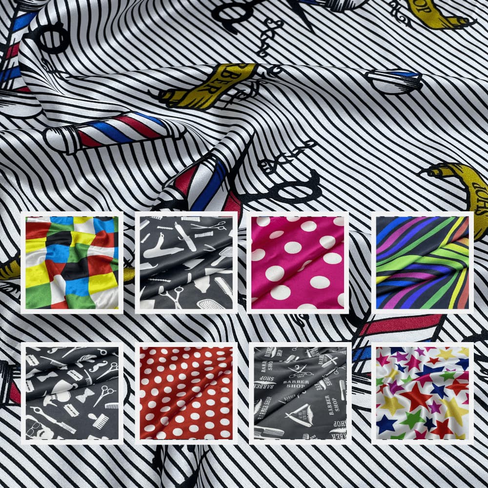 Tecido Cetim  Estampado - Cetim Charmousse  1,0 x 1,5 Largura - 100% Poliéster - Decoração - Festa