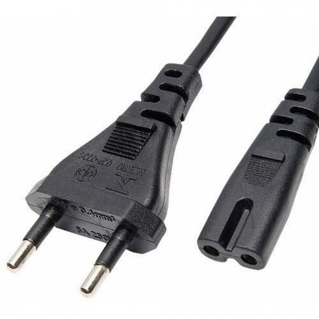 Kit Com 10 Cabo De Força 2 Pinos Radio 1.5 Metros