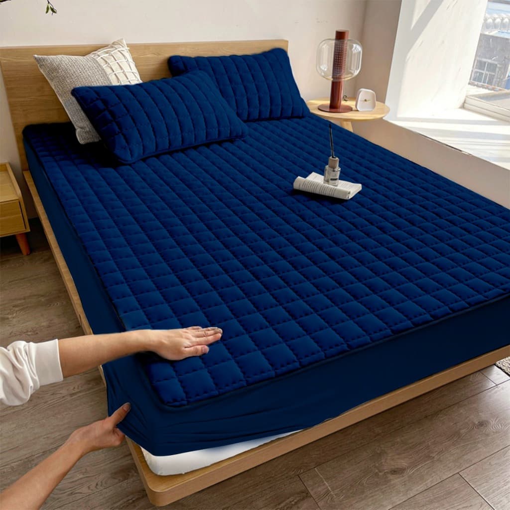 Lencol Impermeavel Matelado Com Elastico Em Toda Volta Casal Queen King e Solteiro Protetor