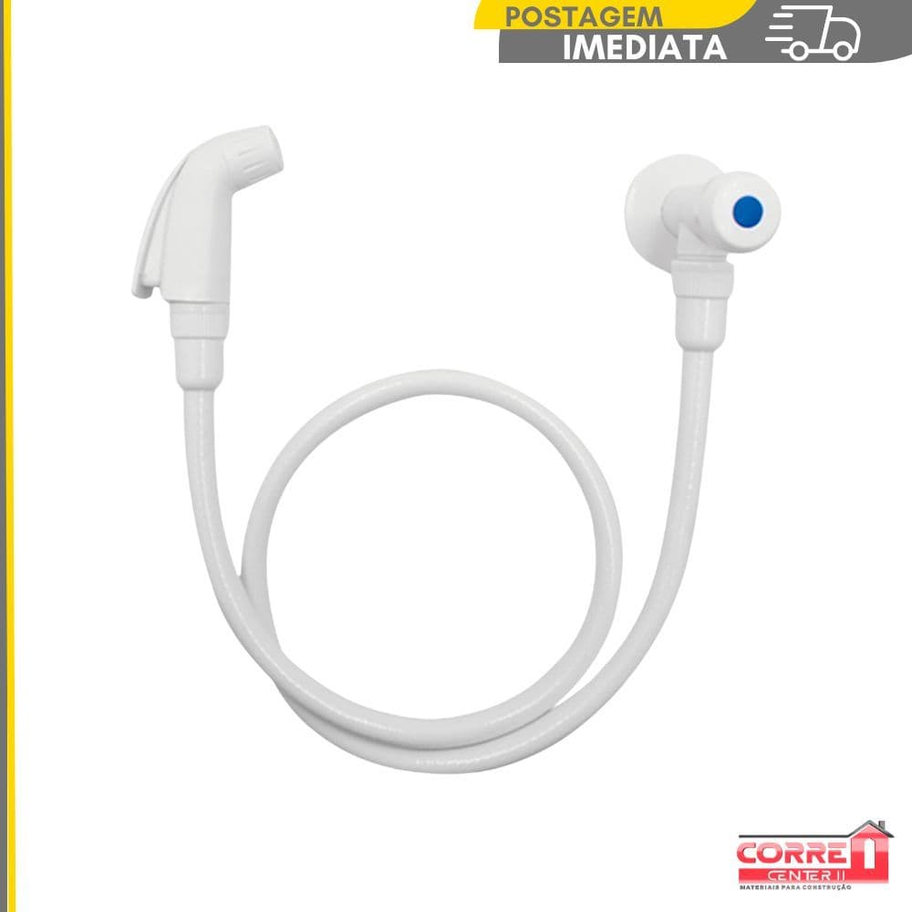 Chuveirinho Ducha Higiênica Abs Branco Plastuning