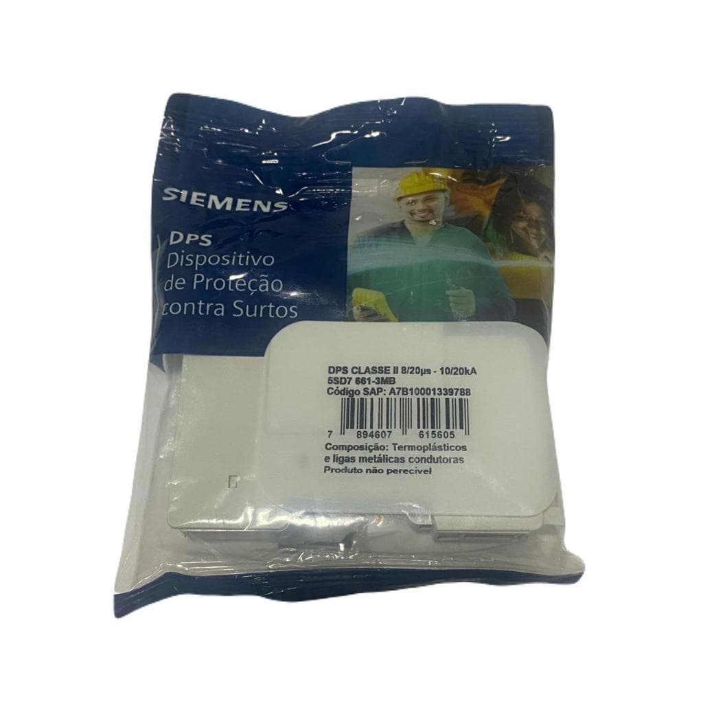 DPS - Dispositivo de Protecao contra Surtos Siemens Classe II 1P 8/20us - 10/20kA