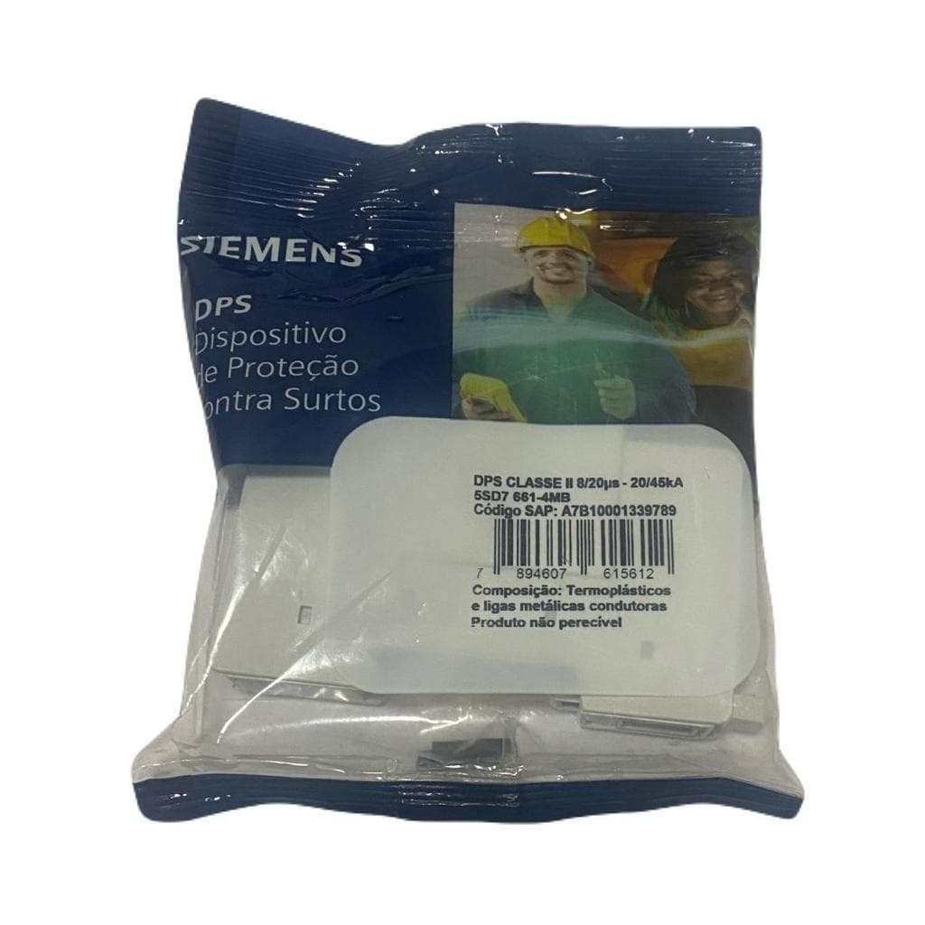 DPS - Dispositivo de Protecao contra Surtos Siemens Classe II 1P 8/20us - 20/45kA