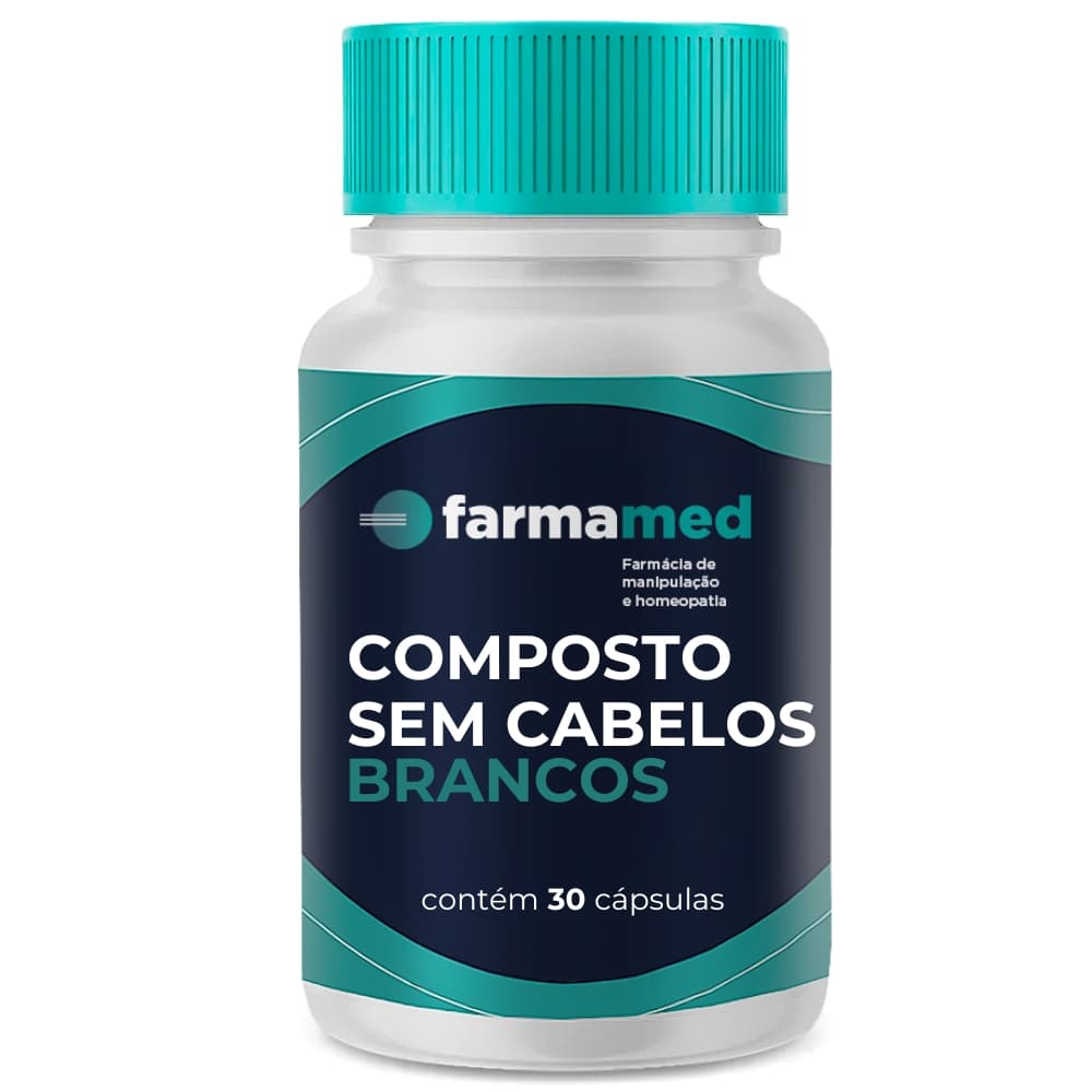 Composto Sem Cabelos Brancos - Vitaminas; Antioxidante; Fios
