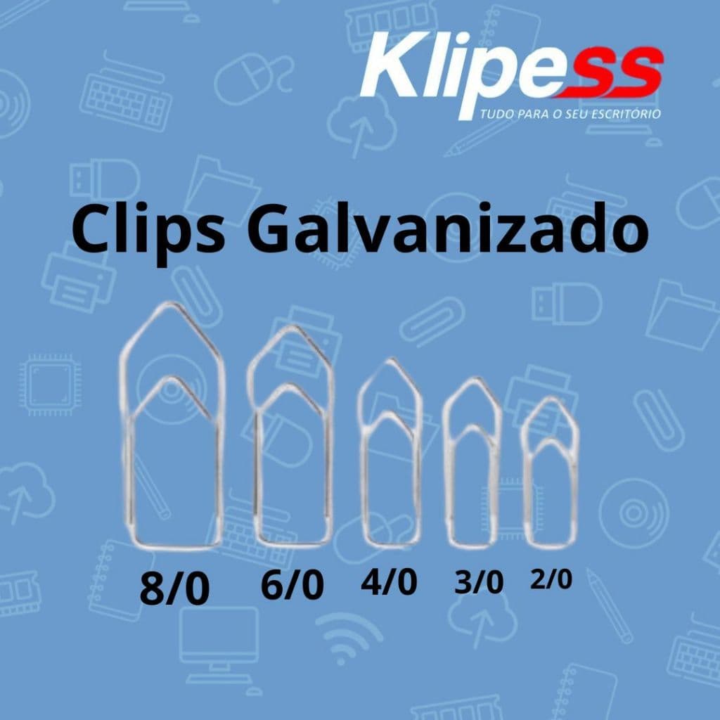 Clips Galvanizados Golden Kraft.