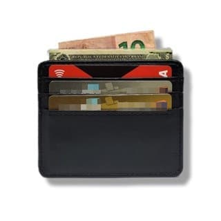 Porta Cartão Slim Couro Pu CNH Masculino Feminino