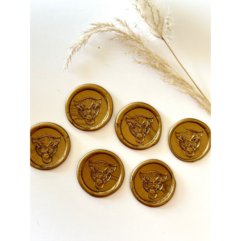 Lacres de cera Tigre convite de casamento - Envio Imediato