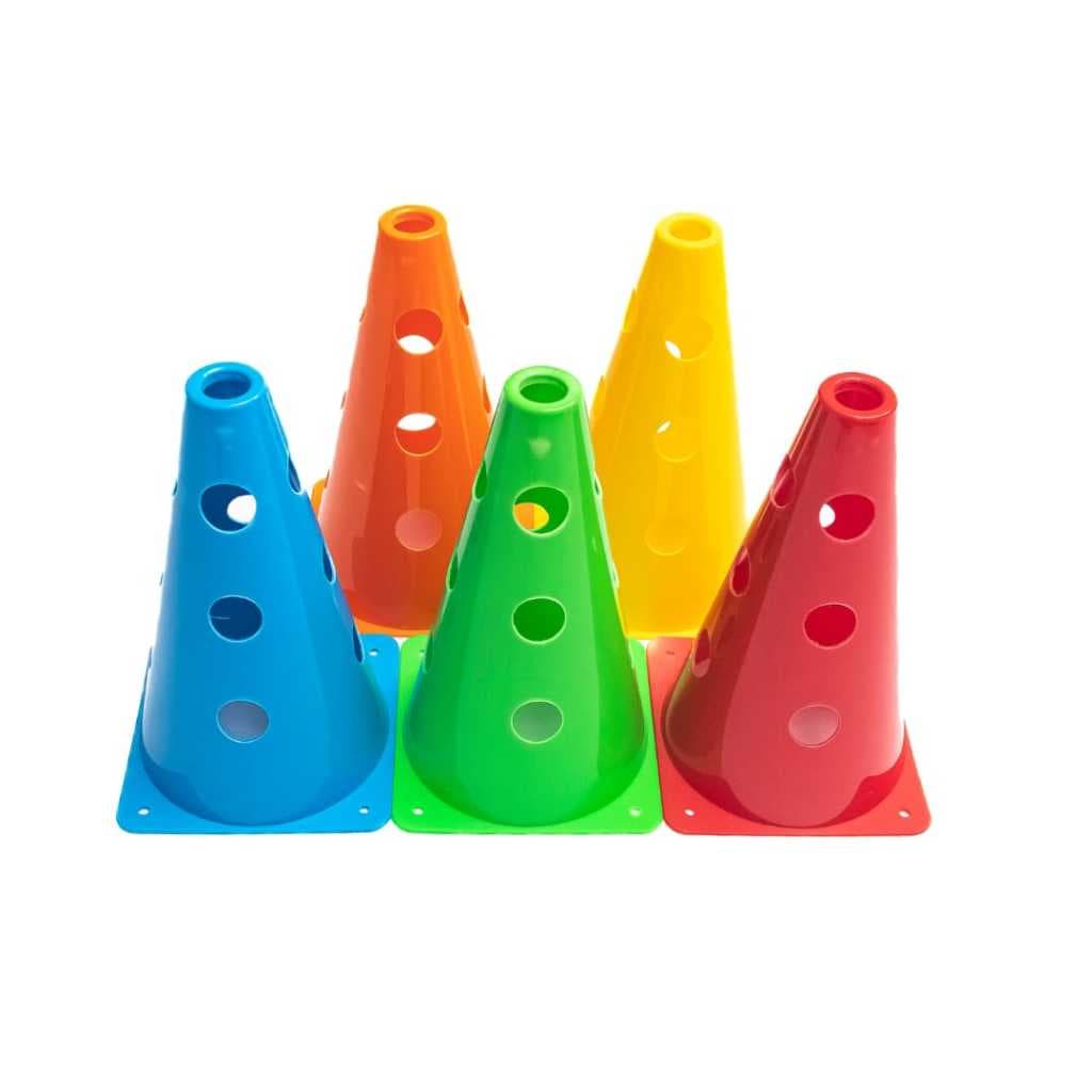 CF-5 CONE FURADO 23 CENTÍMETROS TREINAMENTO FUNCIONAL AGILIDADE