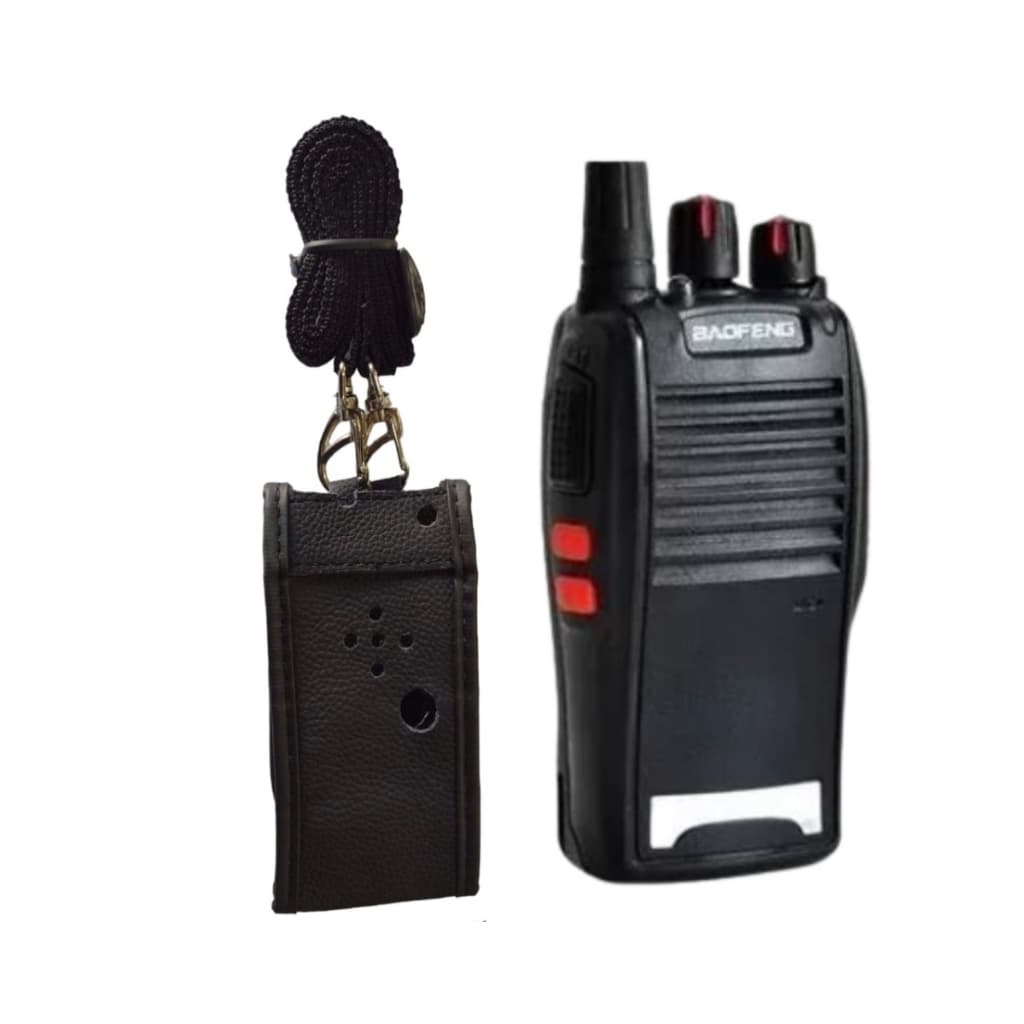 Capa de Proteção em Couro Legitimo para Radio Comunicador  Modelo BAOFENG 777