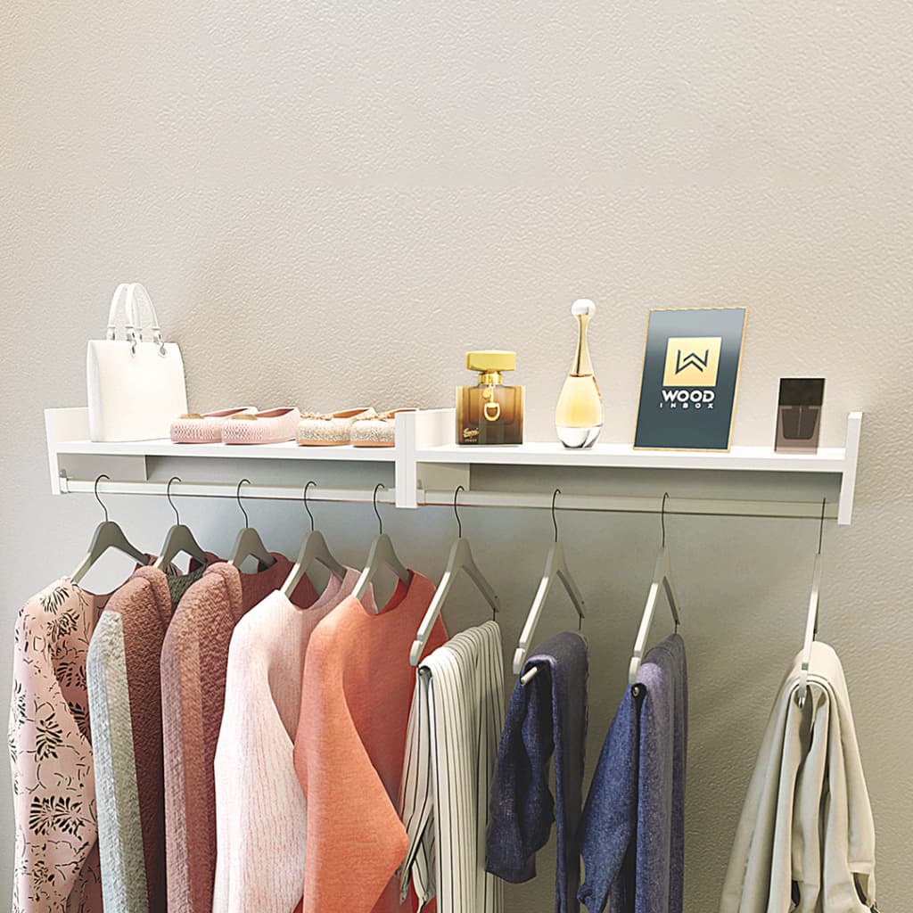 Cabideiro de parede Arara de Roupas Quarto, closet