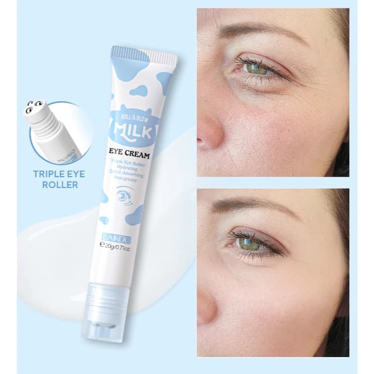 Creme De Olhos Eye Cream Milk LAIKOU - Hidratante e Anti Sinal - 20g