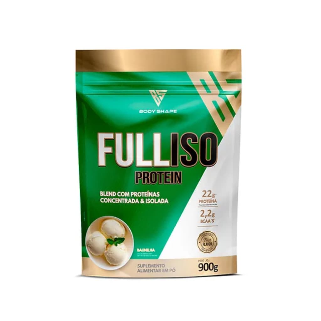Whey Protein Full Iso Protein Blend Concentrado e Isolado 900g Refil - Body Shape