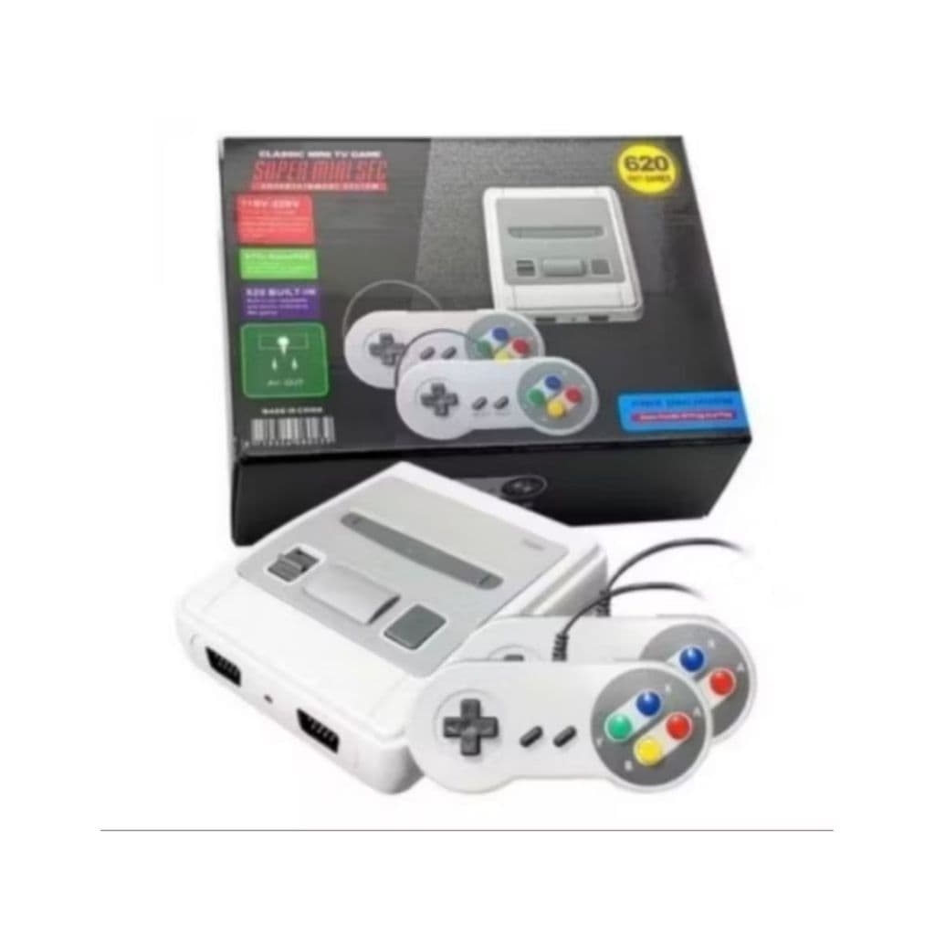 super nitendo mini Sfc cor cinza 620 jogos