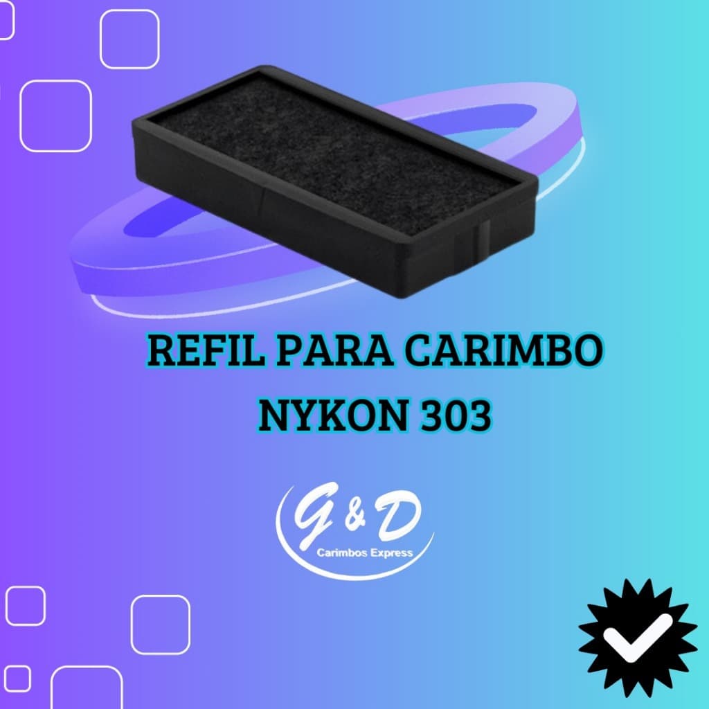 Refil Colop 30 Nykon 303 Almofada Reposição Para Carimbo