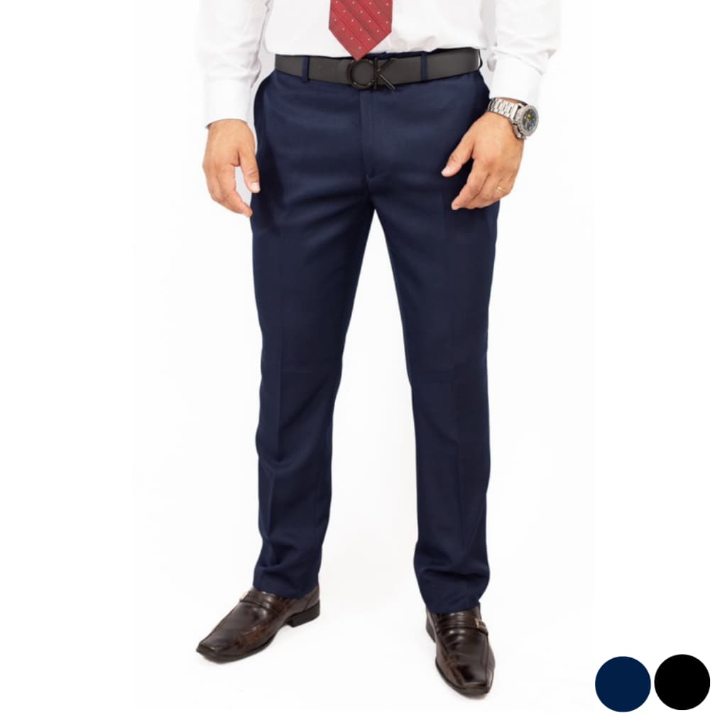 Calça Social Masculina Alfaiataria Slim Oxford Premium