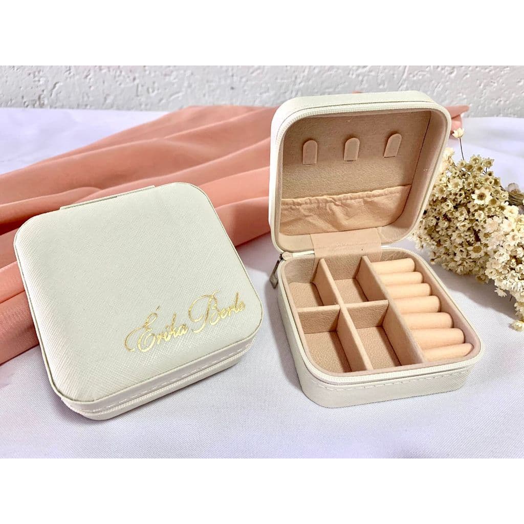 Porta Joias Personalizado com Nome - Lembrancinha de Madrinha Kit 1/ 2 ou 5 unidades.