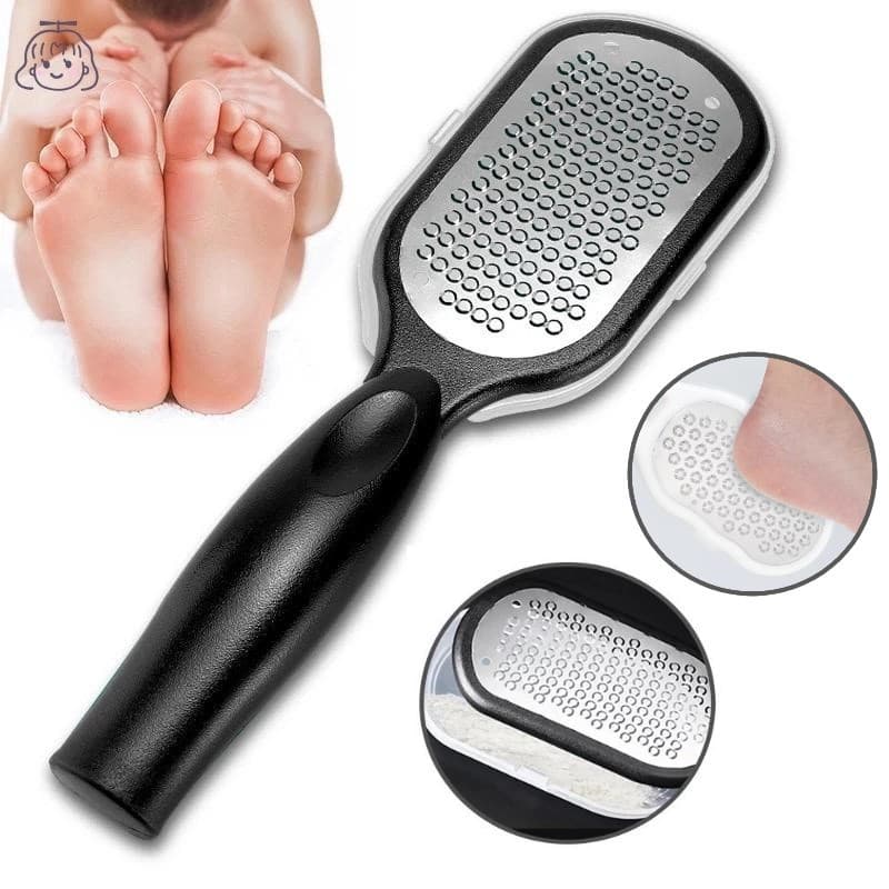 Removedor De Calos De Aço Inoxidável, Raspador / Lixa De Pés Ferramentas De Pedicure