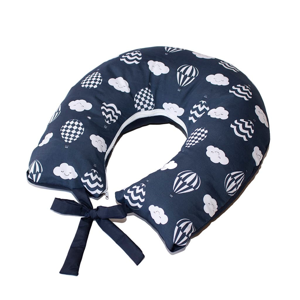 Almofada Amamentação para Amamentar Travesseiro com Zíper estampa menino e menina