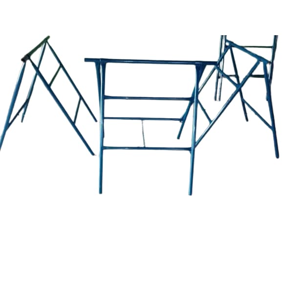 Kit 2 Cavalete 80x80cm De Ferro P/ Obra Dobrável