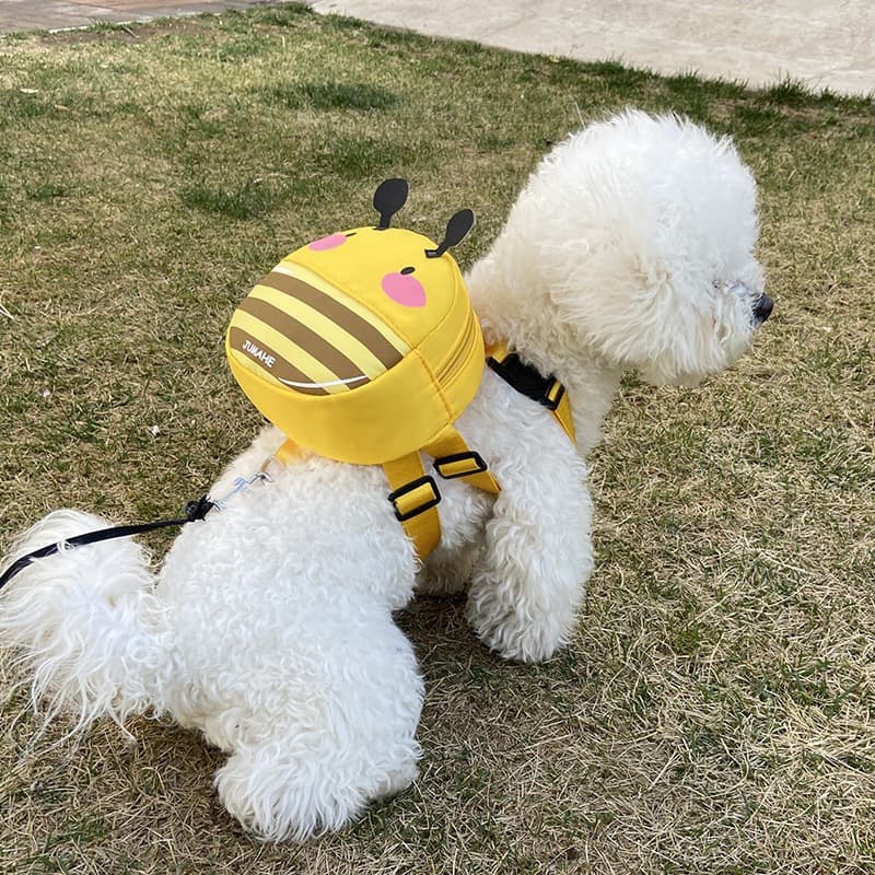 Mochila Pet Para Cachorro Cães Gatos Coleira Peitoral SEM GUIA Mini Saco De Ombro Bolsa024-118