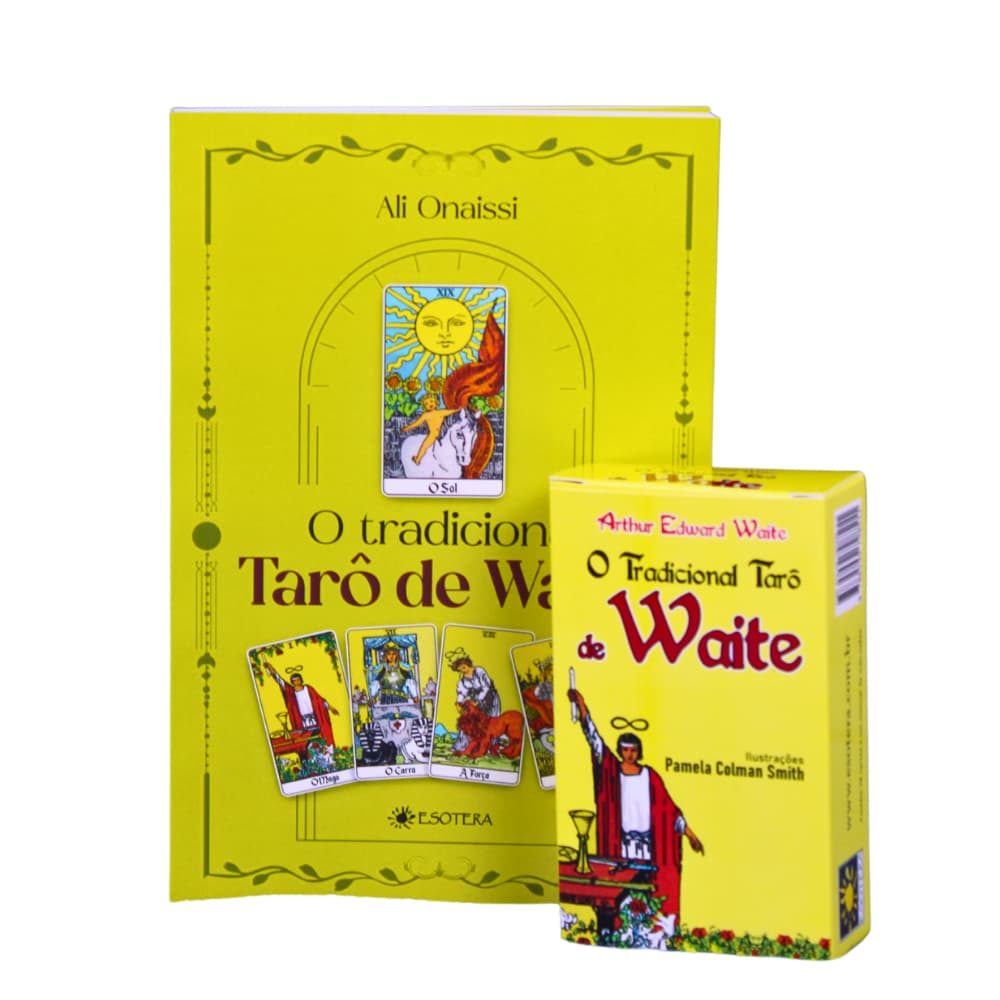 Tarôs Da Esotera Waite Cigano Marselha Bruxas e Egipcío Ambos Acompanha Livreto