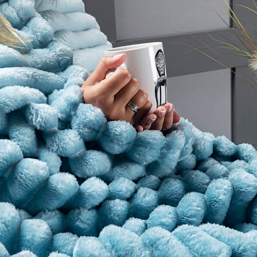 Cobertor Queen 320gr m² Grosso Flannel Aveludado 2,40m x 2,20m - Fluffy | Willow