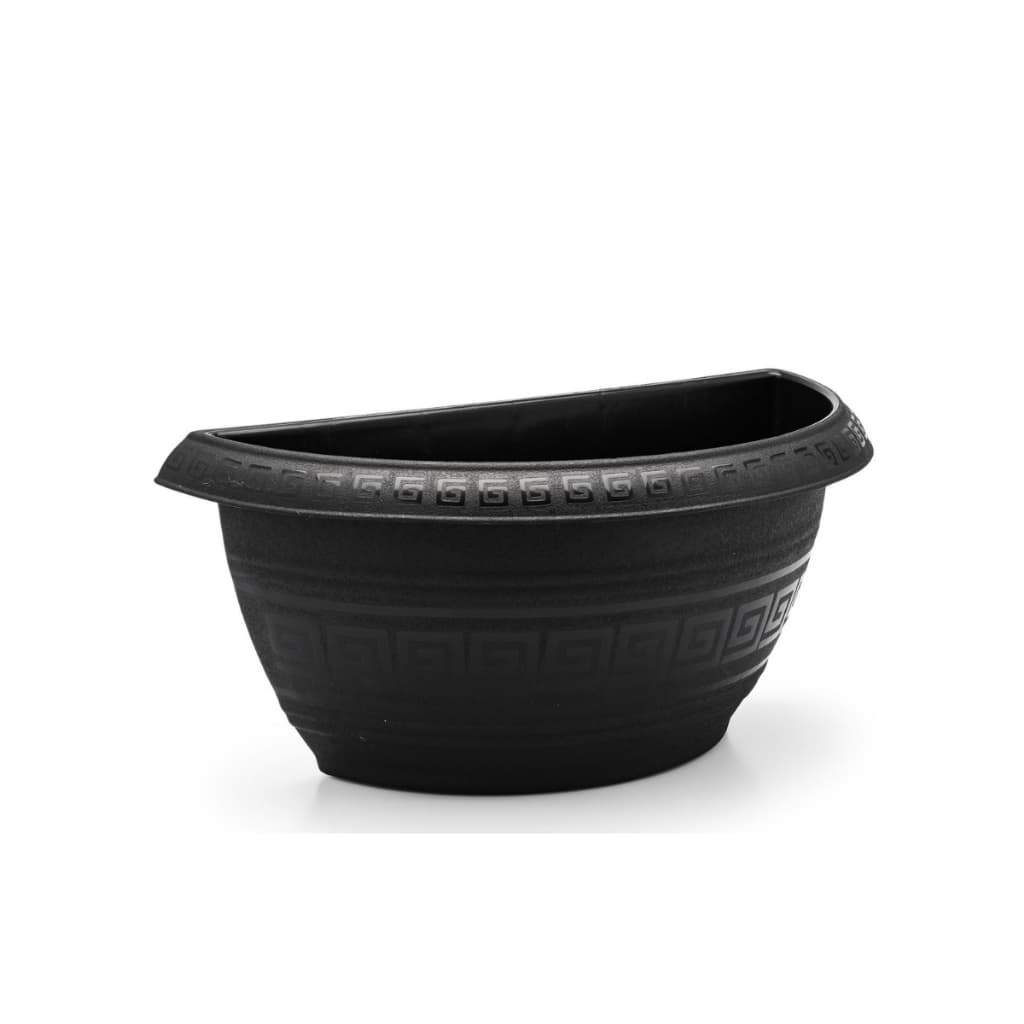 12 Vasos para plantas 5 Litros arandela parede meia lua flores jardim vertical