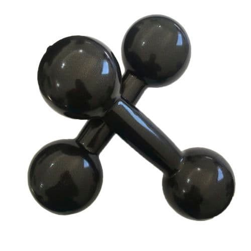 Halter Emborrachado Par - 1 Kg a 5 Kg P/ Fortalecimento