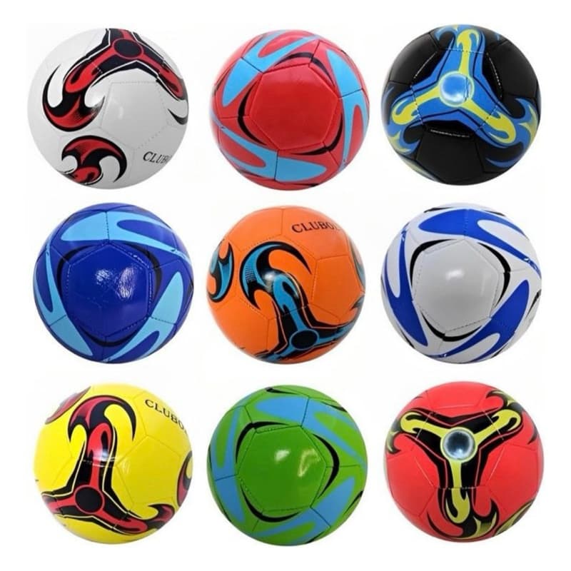 Kit 5 / 10 Unidade Bolas De Futebol Grande N°5 Profissional Cores Aleatórias