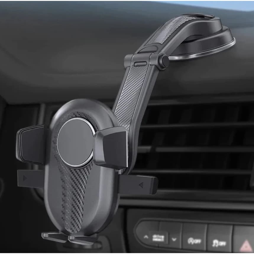 Suporte Celular Carro Veicular Trava Anti Queda 360º Universal ajustável para veiculo