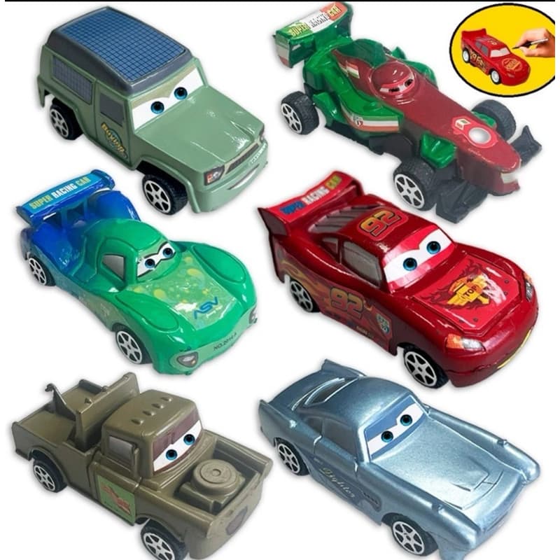 Brinquedo Kit 6 Carrinhos Diversão Garantida . Frete Grátis Envio Rápido