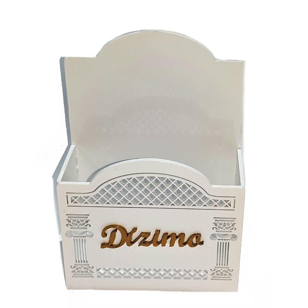 Porta Envelope Para Igreja Dízimos E Oferta Branco Mdf