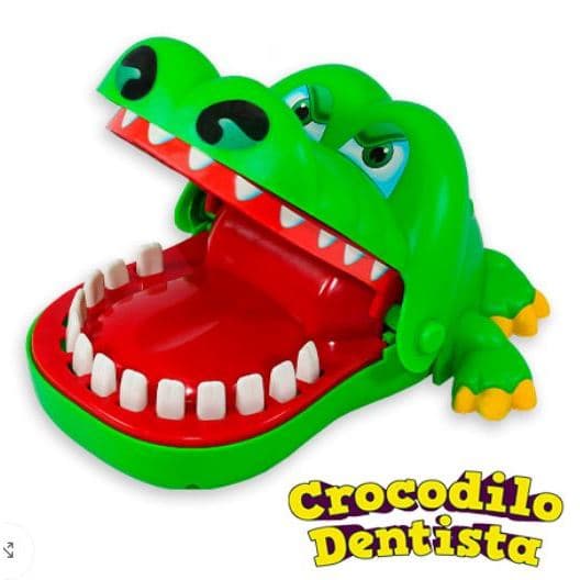 Jogo Crocodilo Morde Dedo Dentista Aperta Dente Desafio Criança Jacaré