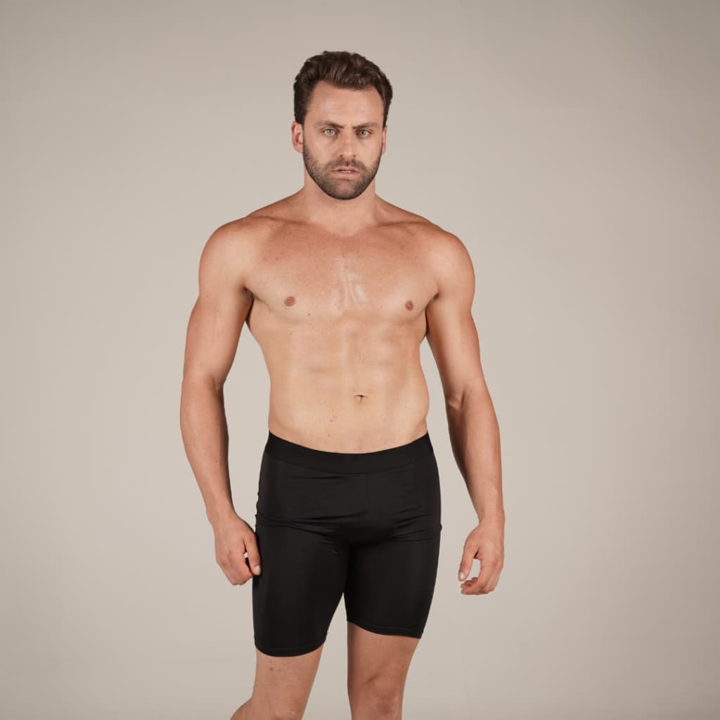 Bermuda Térmica Masculina Segunda Pele Compressão Anti Assaduras Para Esportes e Corrida