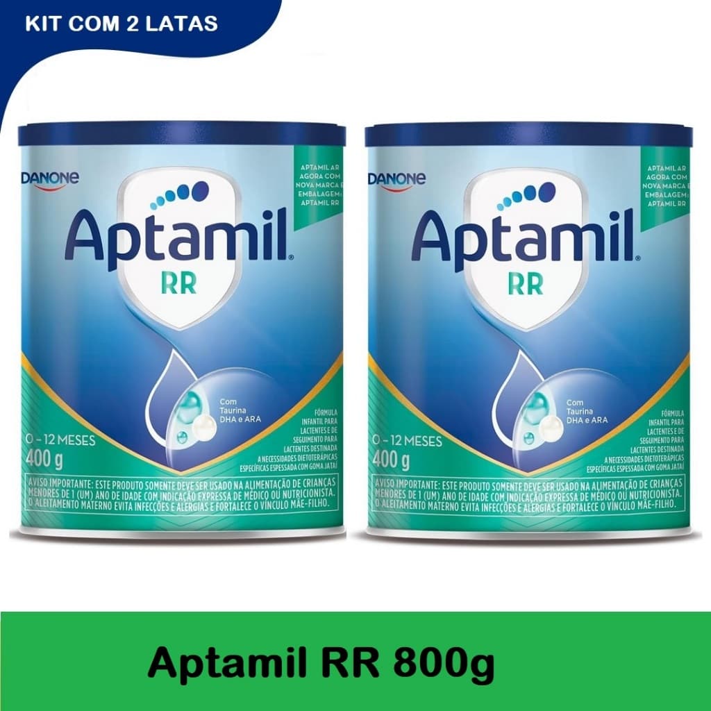 Kit 2 Latas Aptamil RR Anti-Refluxo 800g EQ.1