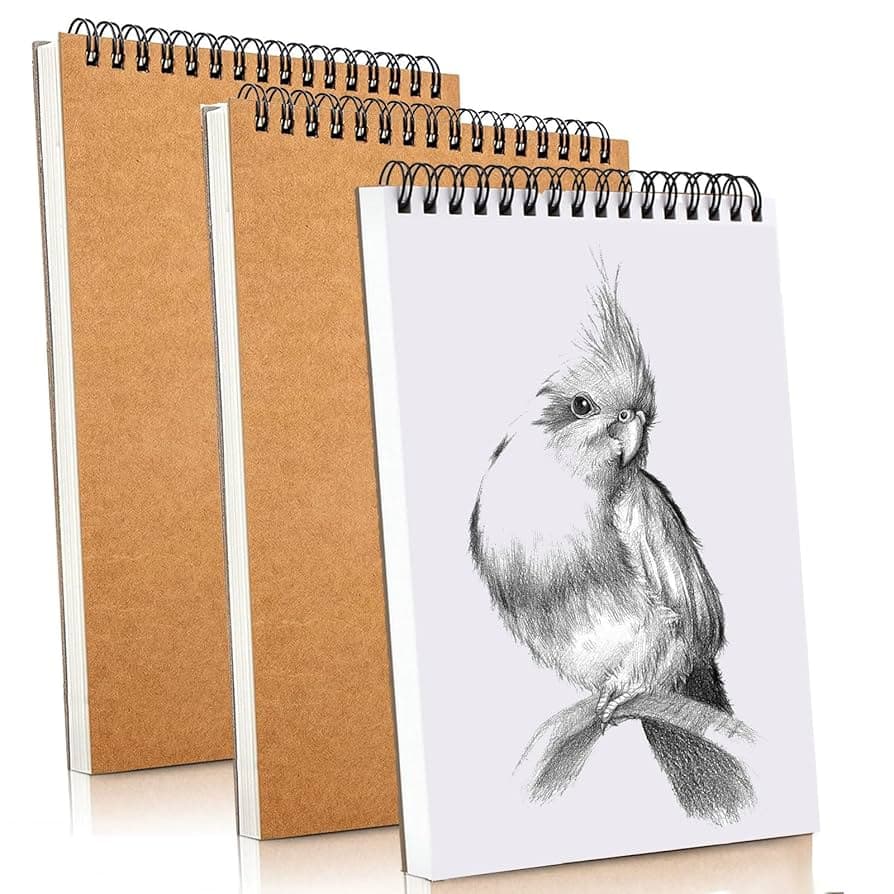 Bloco para desenhar espiral A3 pintura  sketchbook