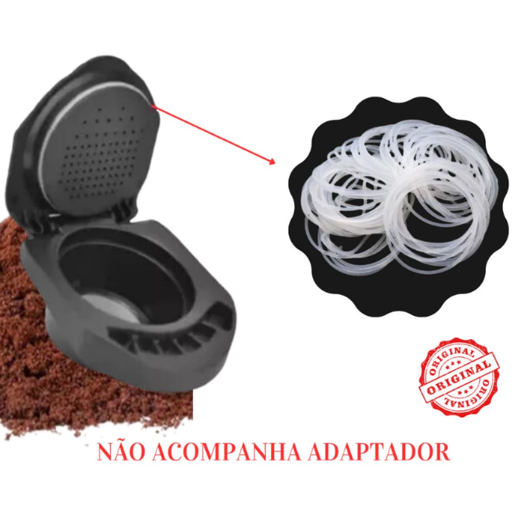 Kit 10 Anéis de Borracha Vedação para Adaptador Dolce Gusto