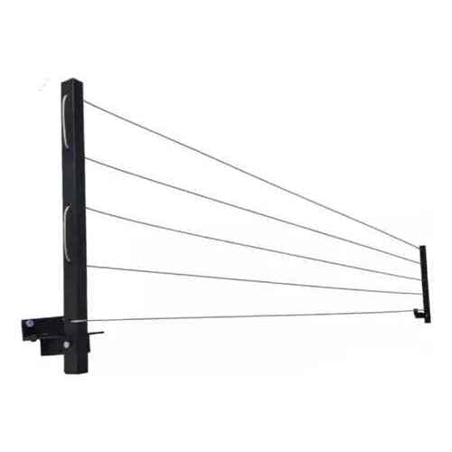 Varal Em Aço Dobrável Cabo Aço Encapado Muito Resistente  ENVIO IMEDIATO