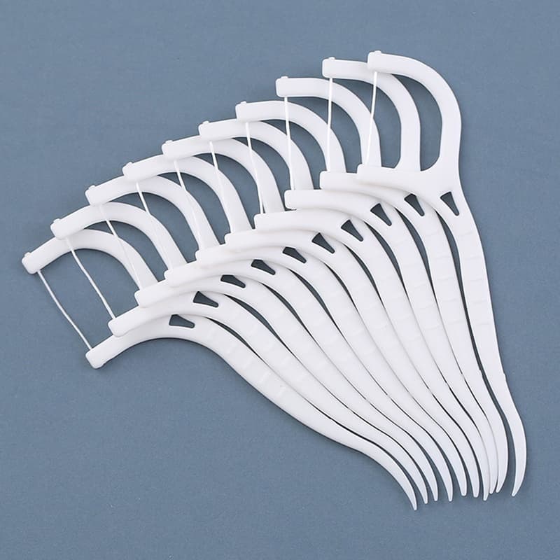 50 Pcs Fio Dental Picks Palitos Dentes Vara Dente Escova De Limpeza Interdental Pick Oral Higiene