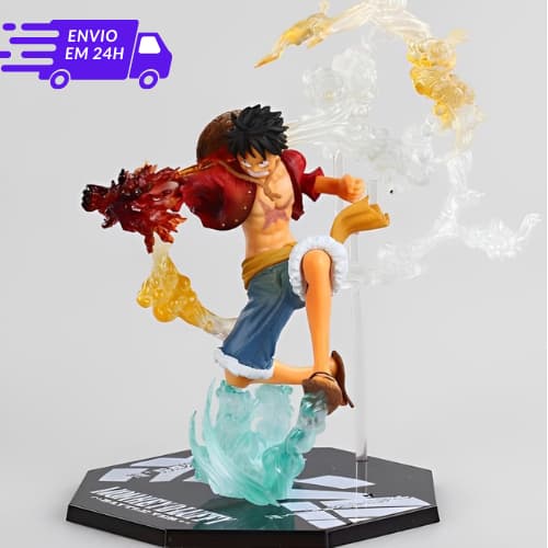 Boneco do Luffy One Piece Gear Action Figure Colecionavel de PVC