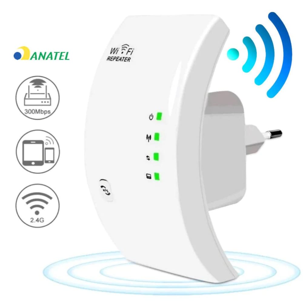Repetidor Amplificador De Sinal Wifi 600/mbps Ultra Rápido sinal forte mania