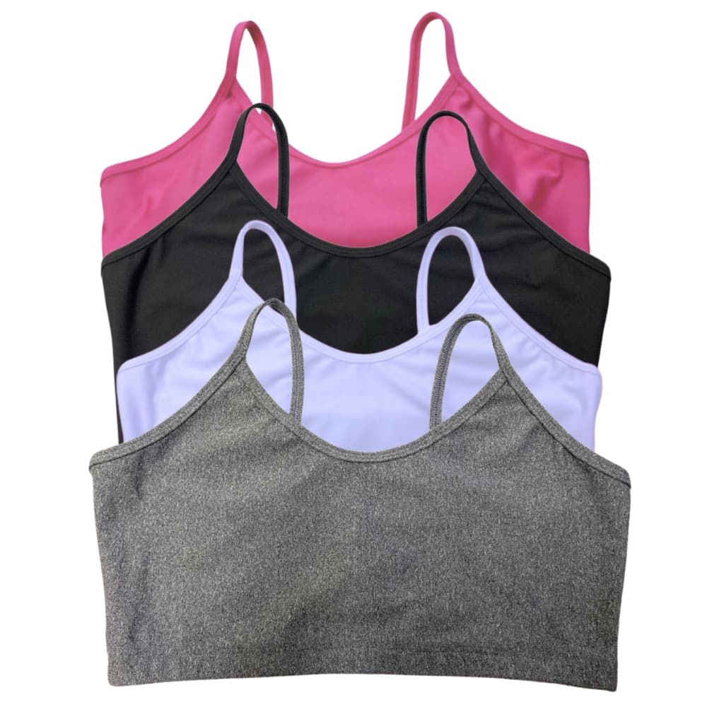 Kit 4 Top Fitness Academia sem Bojo Sustentação Alcinha Conforto Esportivo Malhar