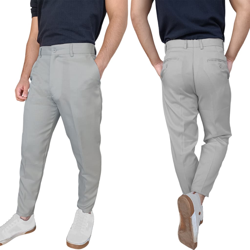 Calça Social Masculina ( Costura Reforçada ) 10 Cores + NFE