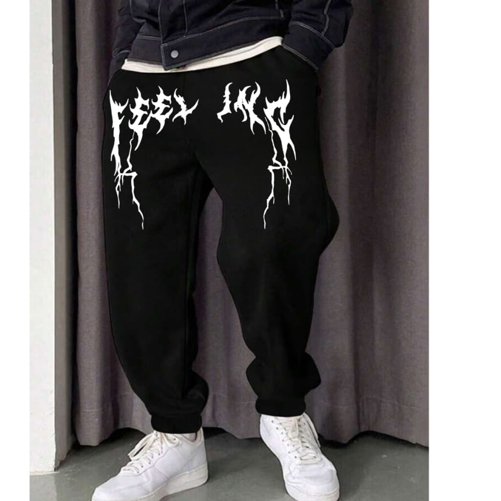 Calça Moletom Designer Fashion Unissex Moda Estilosa Lançamento Básica Flanelada