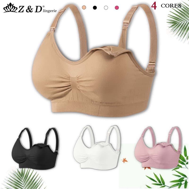 Z & d Lingerie Top Casual Com Copo Sem Aro Alças Breastuxiliar 5094