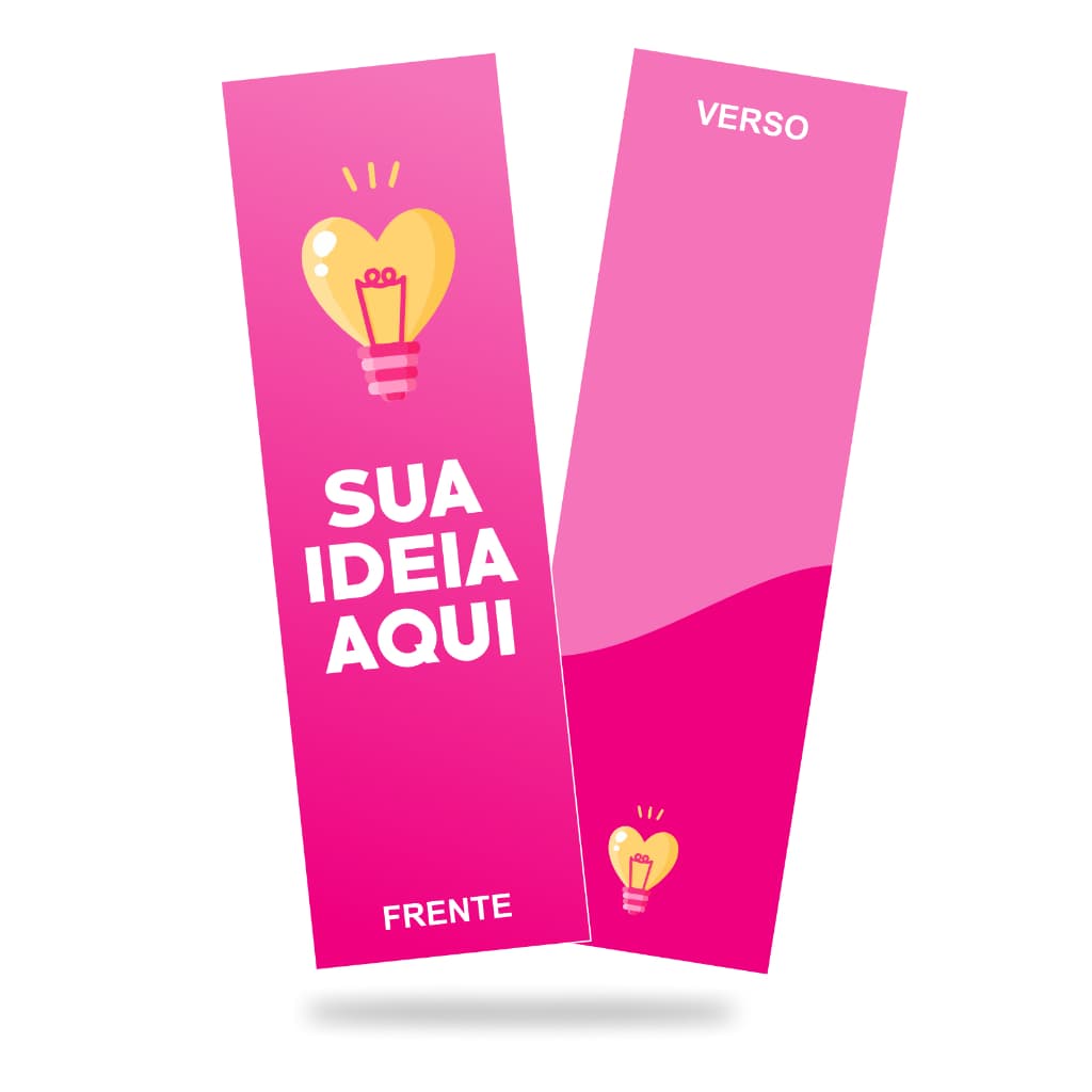 Marca páginas - Personalizados 50~100und