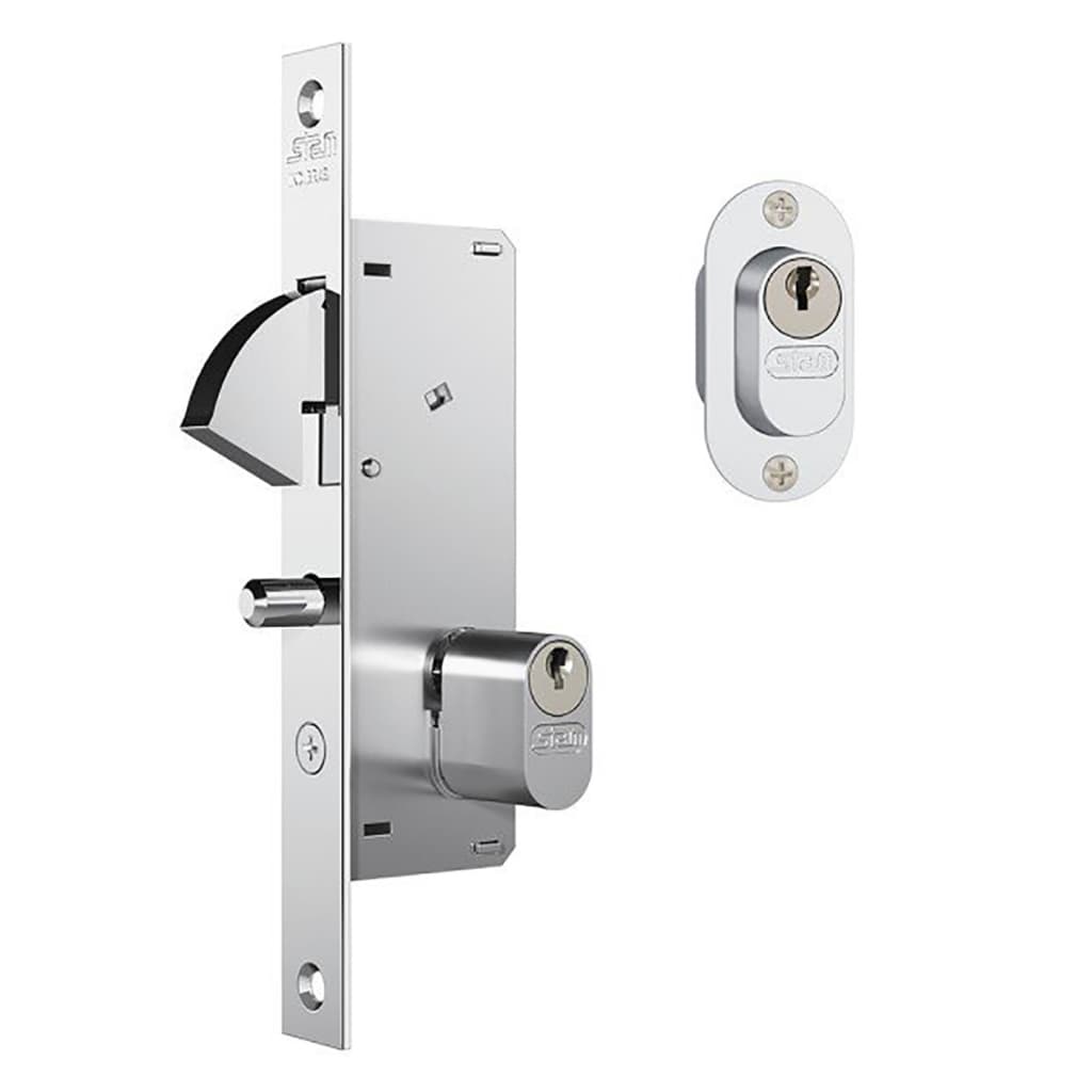 Fechadura Bico Papagaio Correr Inox 940 (40mm/28mm)