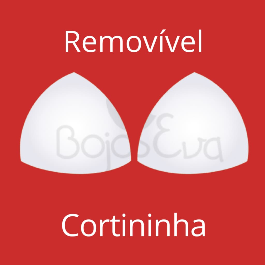 10 Pares de Bojo Cortininha Removível - Bojo de E.V.A 100% impermeável
